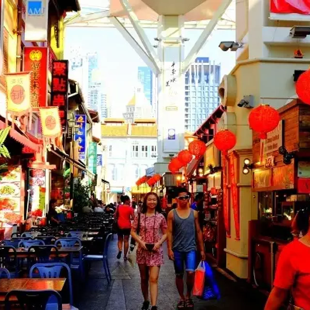 China-town-street-market singapore